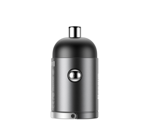 Baseus Tiny Star Mini Quick Car Charger USB 30W gray - 1348123 - zdjęcie 3
